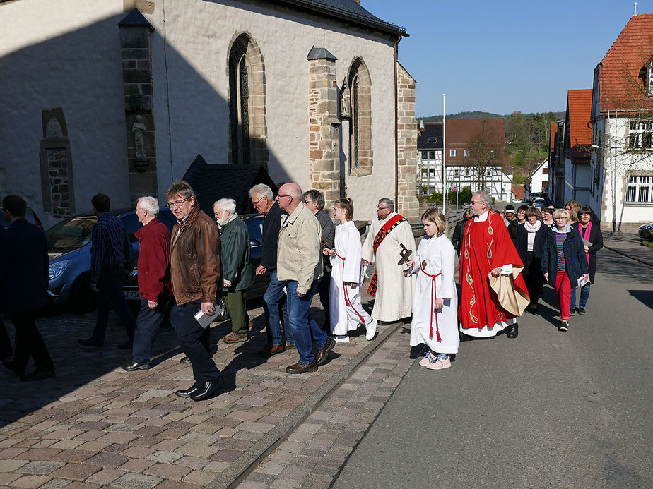 Karfreitgasliturgie und Karfreitagsprozession in Naumburg (Foto: Karl-Franz Thiede)